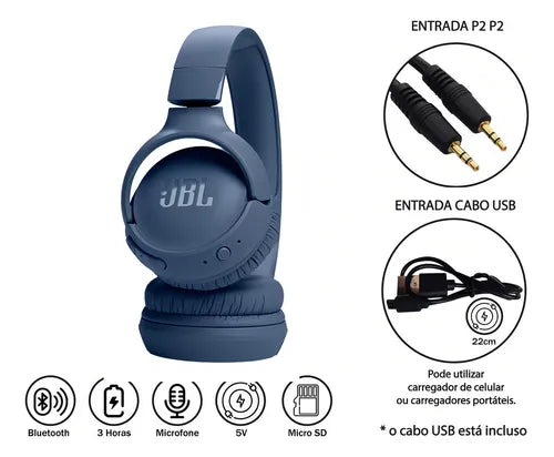Fone de Ouvido Headset Bluetooth JB 510-BT Premium