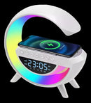 Luminária Multifuncional com Caixa De Som Carregador e Despertador