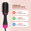 Escova Secadora Alisadora de Cabelo 4 em 1