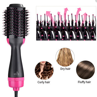 Escova Secadora Alisadora de Cabelo 4 em 1