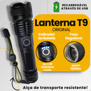 Lanterna Super Potente T9 P50 Tática Recarregável USB